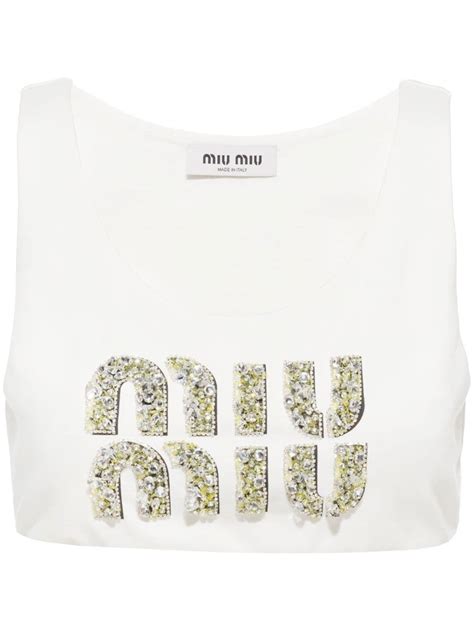 miu miu crop top